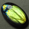 New Madagascar - LABRADORITE - Oval Cabochon Huge size - 25x42.5 mm Gorgeous Strong Multy Fire